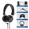 ACT sulankstomos stereo ausinės su 3,5 mm garso lizdu