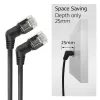 Tinklo laidas ACT DD1901 Cat6 U/FTP (STP) 1 m RJ-45 juodas