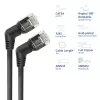 ACT tinklo kabelis DD1903 Cat6 U/FTP (STP) juodas, 3 m, RJ-45 į RJ-45, auksuoti kontaktai