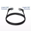 ACT tinklo kabelis DD1903 Cat6 U/FTP (STP) juodas, 3 m, RJ-45 į RJ-45, auksuoti kontaktai