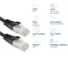 ACT Cat8 U/FTP (STP) tinklo kabelis FB8101 — 1 m, RJ-45 į RJ-45, juodas