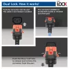 ACT maitinimo laidas C14 IEC Lock+ Dual Locking - C15 IEC Lock+ mėlynas 1 m, PC3870