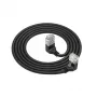 ACT tinklo kabelis DD7900 Cat6a U/UTP trumpas 0,5 m RJ-45 juodas
