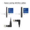 ACT tinklo kabelis DD7900 Cat6a U/UTP trumpas 0,5 m RJ-45 juodas