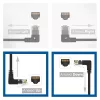 ACT tinklo kabelis DD7900 Cat6a U/UTP trumpas 0,5 m RJ-45 juodas