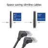Tinklo kabelis ACT DA5930 Cat6a U/FTP (STP) Juodas 0,15 m su RJ-45 jungtimis, paauksuotais kontaktais