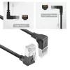 ACT Cat6a U/FTP (STP) tinklo kabelis DA7902 — 2 m, RJ‑45 į RJ‑45, juodas
