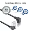 Tinklo laidas ACT DA7903 Cat6a U/FTP (STP) Juodas, 3 m, RJ-45 į RJ-45, paauksuoti kontaktai