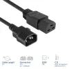 Maitinimo laidas ACT C14 į C21 IEC60320 juodas 3 m, 250 V 10 A