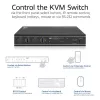 KVM jungiklis ACT 2 prievadų USB-C/HDMI 4K@60Hz AC7922 su USB klaviatūra/pelyte, HDMI vaizdu, 100W PD