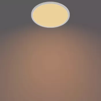 Lubinis šviestuvas Philips Functional Super Slim 18 W LED, apvalus, baltas, nekeičiama lemputė, 220–240 V