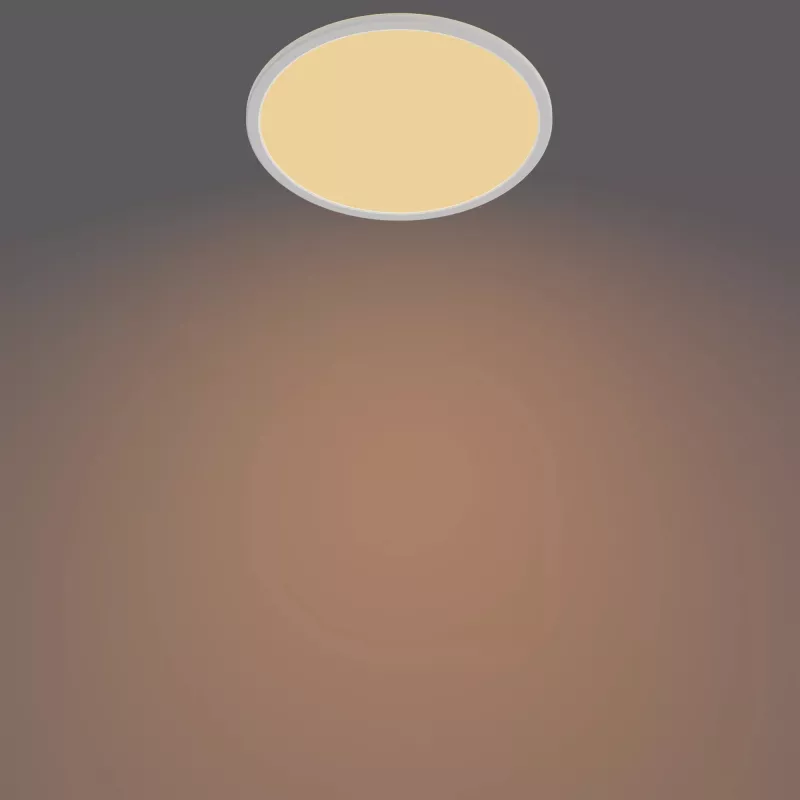 Lubinis šviestuvas Philips Functional Super Slim 18 W LED, apvalus, baltas, nekeičiama lemputė, 220–240 V