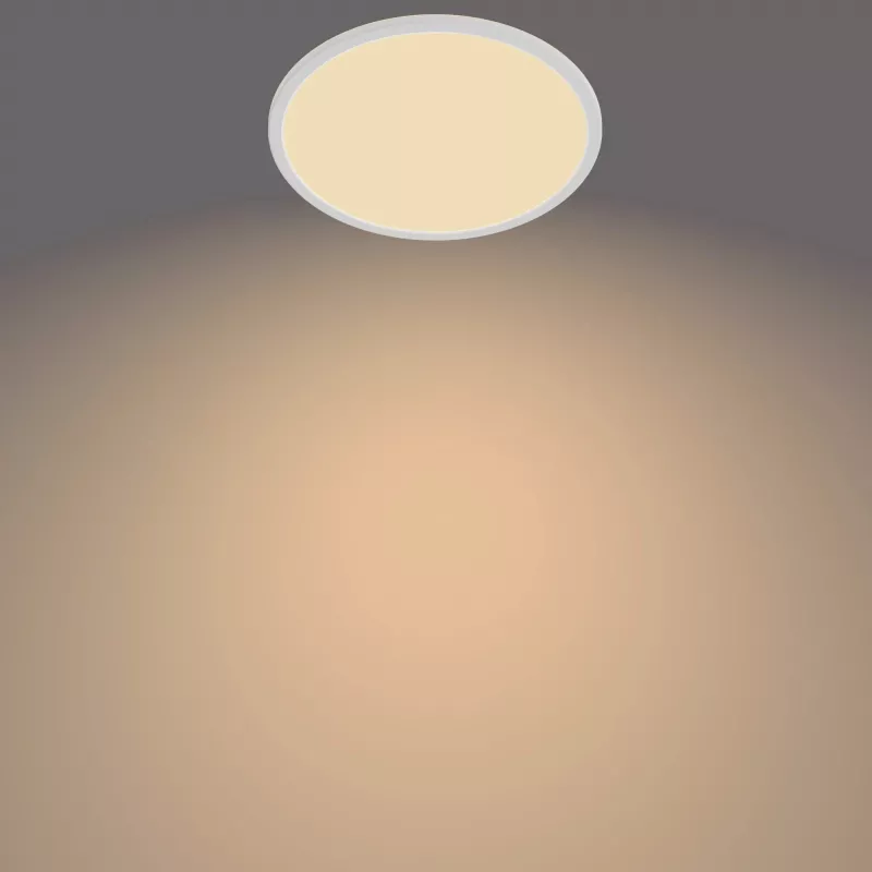 Lubinis šviestuvas Philips Functional Super Slim 18 W LED, apvalus, baltas, nekeičiama lemputė, 220–240 V
