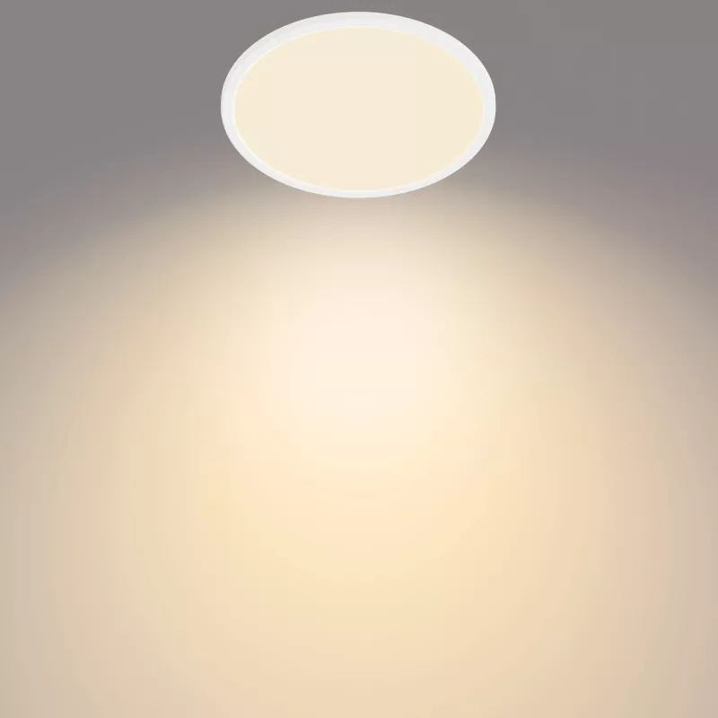 Lubinis šviestuvas Philips Functional Super Slim 18 W LED, apvalus, baltas, nekeičiama lemputė, 220–240 V