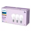 Philips LED lemputė matinė kaitrinė 60W A60 E27 x3, 7 W, 60 W, E27, 806 lm, 15000 h, Šilta balta