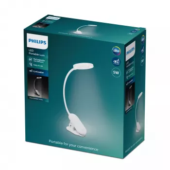 Philips Functional Forys Clip stalinė lempa balta