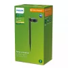 Philips Vynce stulpinis šviestuvas 1.5W, juodas, plastikinis, IP44, su saulės baterija