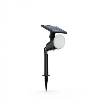 Philips Jivix žeminis/pikinis šviestuvas 1.4W, juodas, plastikinis, IP44, terasai, sodui