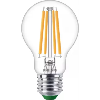 Philips Filament Lemputė Skaidri 60W A60 E27 x2, 4 W, 60 W, E27, 840 lm, 50000 h, Šilta balta