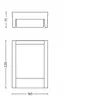 Signify Philips Arbour lauko sieninis šviestuvas 3.8W LED antracitinis, 220–240V, 1 lemputė