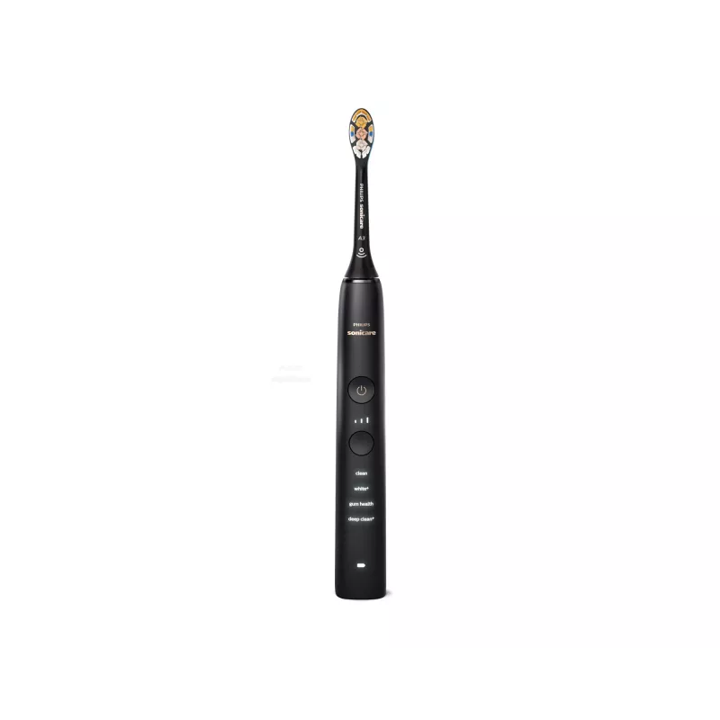Philips Sonicare DiamondClean HX9914/69 elektrinis dantų šepetėlis suaugusiems, soninis, juodas, auksinis, rožinis