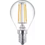 Philips Filament Candle Clear 40W P45 E14 x6, 4,3 W, 40 W, E14, 470 lm, 15000 h