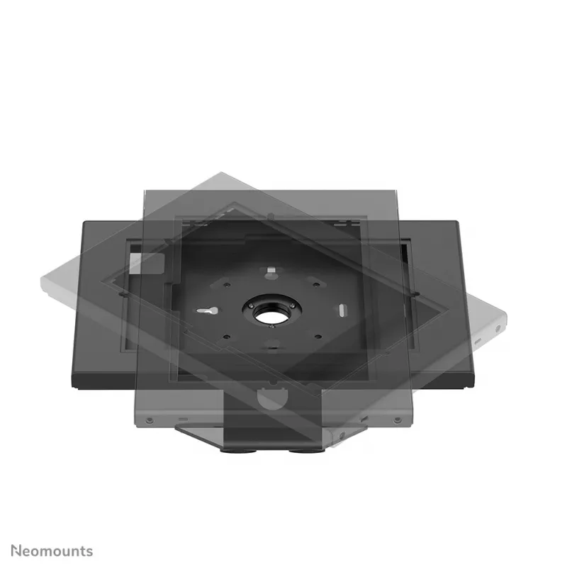 Neomounts DS15-629BL1 – užrakinamas universalus planšetinio kompiuterio stovas (ant stalo ir sienos), juodas