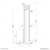 Neomounts FL15-628BL1 universalus stovas planšetei ant grindų, užrakinamas, max 3 kg, juodas