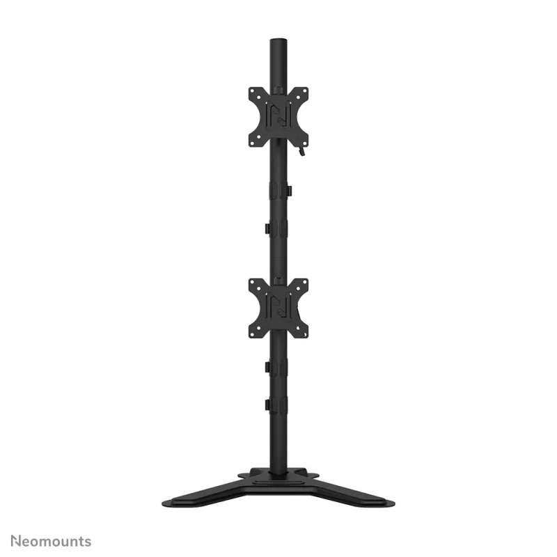 Neomounts dviejų monitorių stovas DS45-600BL2V 2 ekranams 10–32 colių, VESA 75x75–100x100, maks. apkrova 9 kg, laisvai pastatomas, juodas