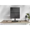 Neomounts dviejų monitorių stovas DS45-600BL2V 2 ekranams 10–32 colių, VESA 75x75–100x100, maks. apkrova 9 kg, laisvai pastatomas, juodas