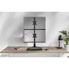 Neomounts dviejų monitorių stovas DS45-600BL2V 2 ekranams 10–32 colių, VESA 75x75–100x100, maks. apkrova 9 kg, laisvai pastatomas, juodas