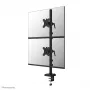Neomounts DS60-600BL2V Dviguba monitoriaus rankena 10-32 colių, Spaustuvas/Anga, 9 kg, 25,4 cm (10 col.), 81,3 cm (32 col.), 100 x 100 mm, Juoda