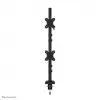 Neomounts DS60-600BL2V Dviguba monitoriaus rankena 10-32 colių, Spaustuvas/Anga, 9 kg, 25,4 cm (10 col.), 81,3 cm (32 col.), 100 x 100 mm, Juoda