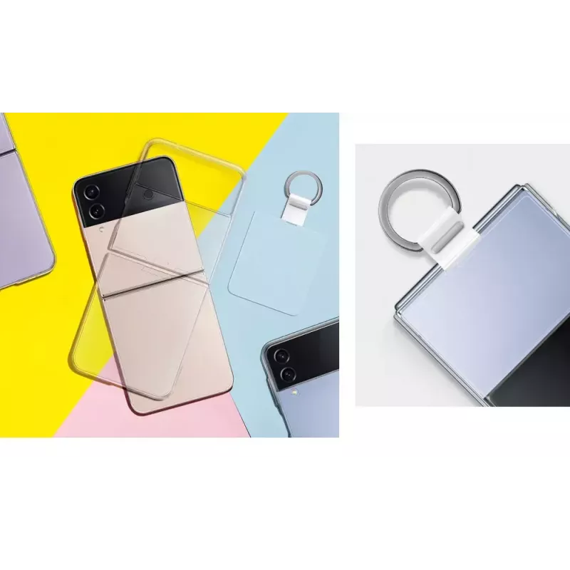 Samsung EF-OF721CTEGWW skaidrus dėklas su žiedu Galaxy Z Flip4