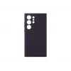 Dėklas Samsung Galaxy S24 Ultra Silikoninis Tamsiai Violetinis