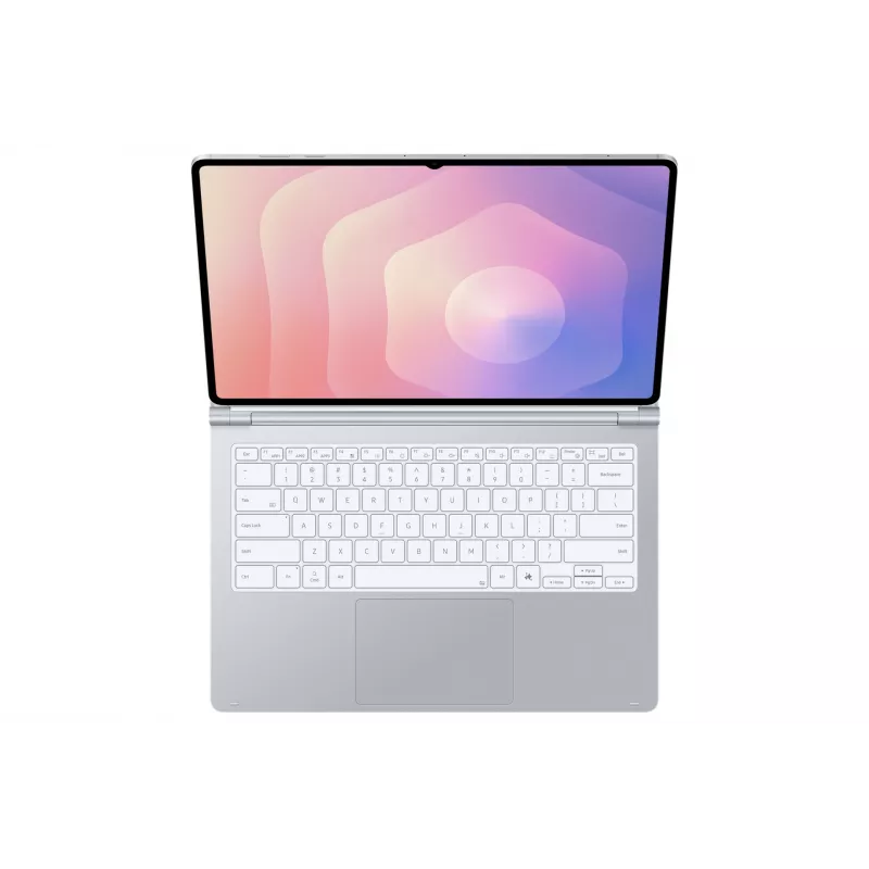 Samsung EF-DX935 QWERTY anglų klaviatūra sidabrinė su Pogo Pin