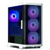 Korpusas Zalman M4 WHITE Mini Tower juodas, baltas