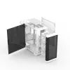Korpusas Zalman M4 WHITE Mini Tower juodas, baltas