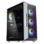 Zalman I3 Neo ATX vidurinis bokštas kompiuterio korpusas su tinkliniu priekiu ir 3 iš anksto sumontuotais ventiliatoriais, juodas