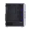 Zalman I3 Neo ATX vidurinis bokštas kompiuterio korpusas su tinkliniu priekiu ir 3 iš anksto sumontuotais ventiliatoriais, juodas