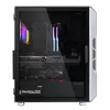 Zalman I3 Neo ATX vidurinis bokštas kompiuterio korpusas su tinkliniu priekiu ir 3 iš anksto sumontuotais ventiliatoriais, juodas