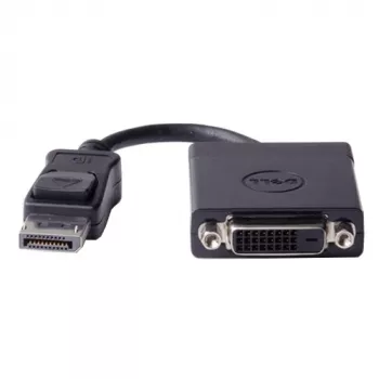DELL 470-AANH vaizdo laidų adapteris DisplayPort (vyriškas) į DVI-D (moteriškas), juodas