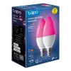 TP-Link Tapo L430C išmanioji LED lemputė, 2 vnt., daugiaspalvė, E14