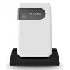 Emporia SIMPLICITYglam.4G 7,11 cm (2,8 colio) 106 g Baltas senjorų telefonas
