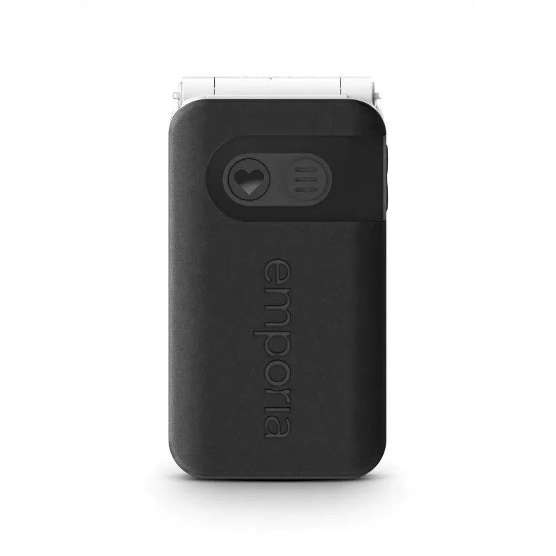 Emporia SIMPLICITYglam.4G 7,11 cm (2,8 colio) 106 g Juodas senjorų telefonas