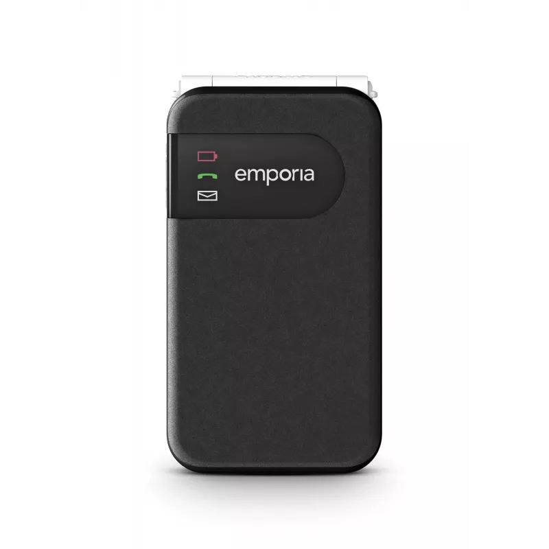 Emporia SIMPLICITYglam.4G 7,11 cm (2,8 colio) 106 g Juodas senjorų telefonas