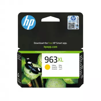 HP 963XL didelės talpos geltona originali kasečių rašalinė