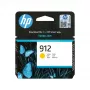 Originali HP 912 geltona kasetė, geltona, 1 vnt., 315 puslapių