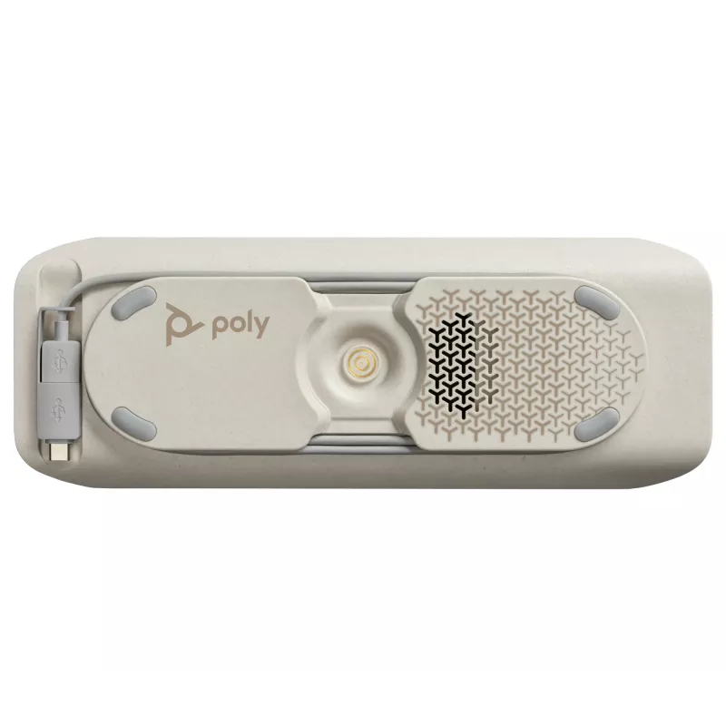 HP Poly Sync 40+ garsiakalbio mikrofonas su USB-A, USB-C ir BT700 USB-A adapteriu
