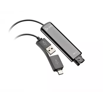 HP Poly DA75 USB į QD juodas adapteris TAA
